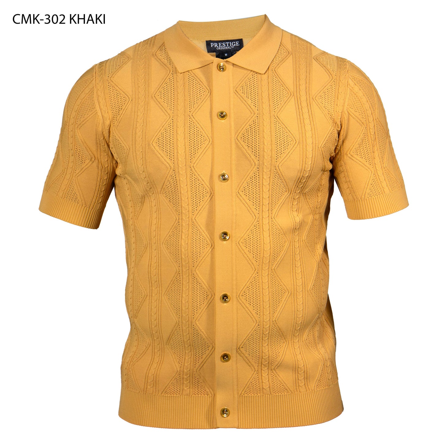 Camisa de manga corta Prestige CMK-302 - Maíz