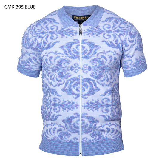 Prestige CMK-385 Full Zip Shirt - Blue