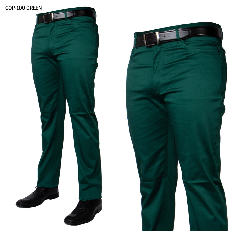 Vaqueros elásticos Prestige CP-100 para hombre - Verde