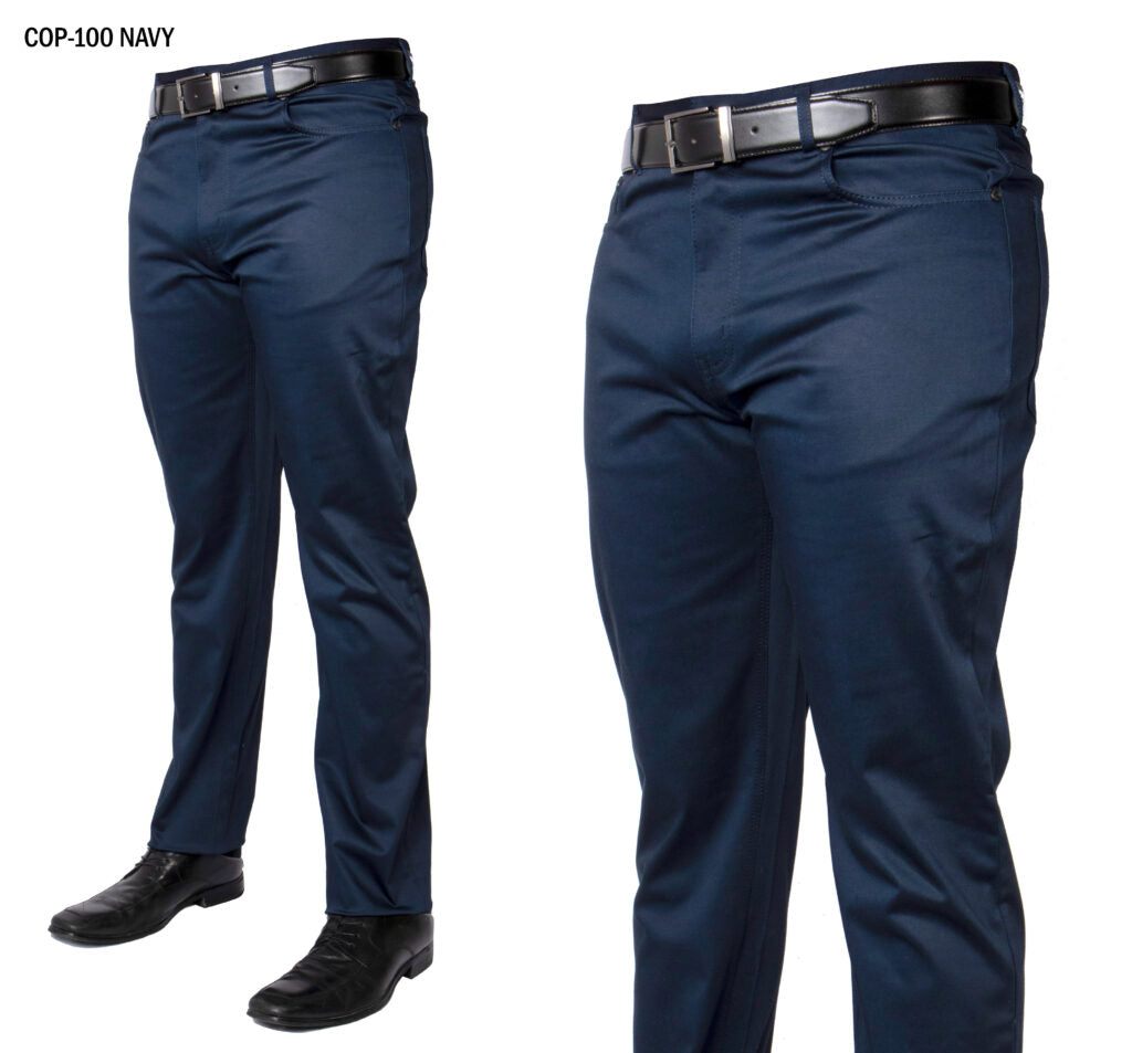 Vaqueros elásticos Prestige CP-100 para hombre - Azul marino