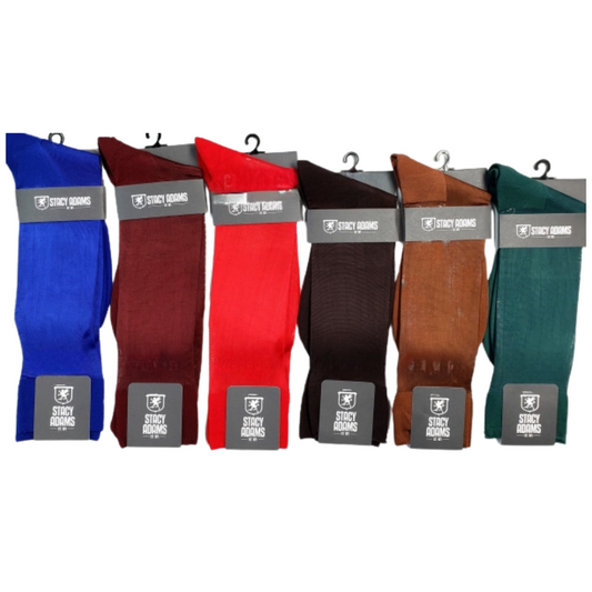 Stacy Adams Sheer Silky SHR201 Solid Socks