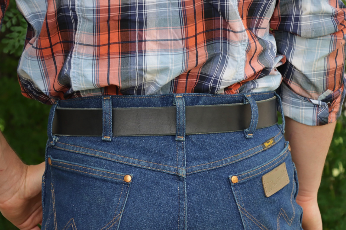 Cinturón de cuero Heritage original de 1 ½'' (negro)