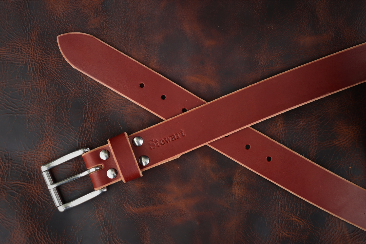 The Original Heritage Leather Belt 1 ½’’ (Chestnut)