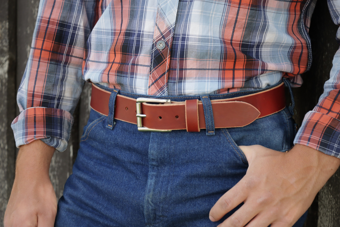 The Original Heritage Leather Belt 1 ½’’ (Chestnut)