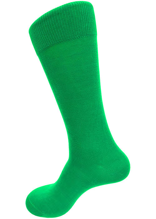 Vannucci Men's Solid Italian Fabric Socks V1126