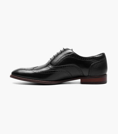 Zapatos Oxford con punta de ala KAINE de Stacy Adams - Negro