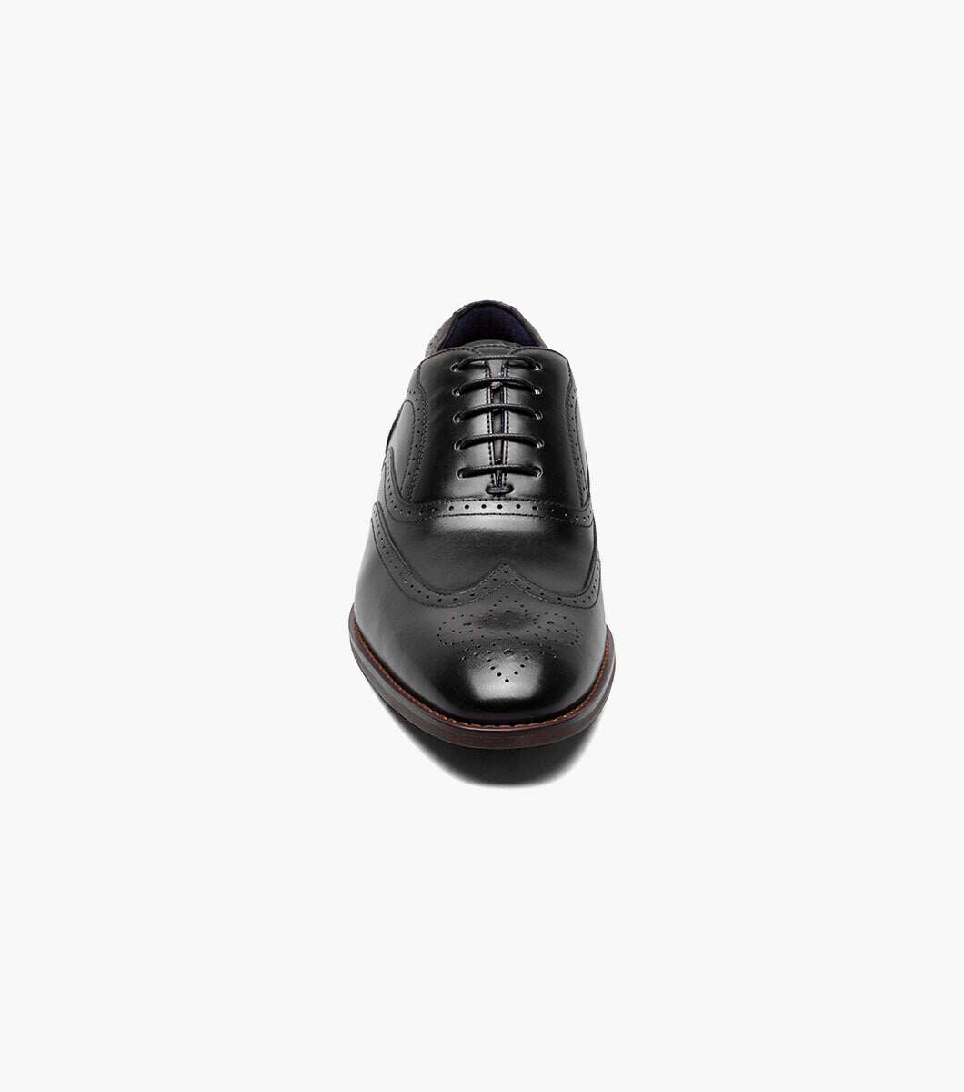 Zapatos Oxford con punta de ala KAINE de Stacy Adams - Negro