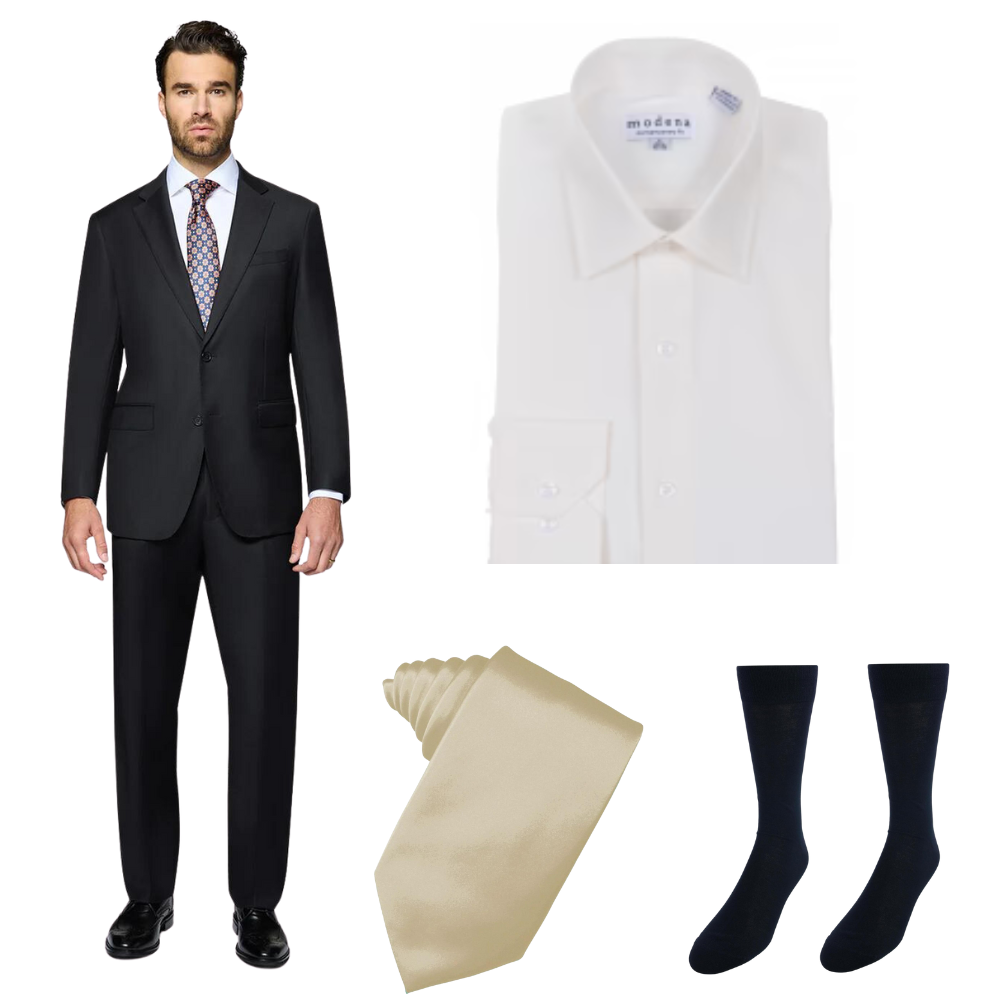 Paquete elegante de pies a cabeza