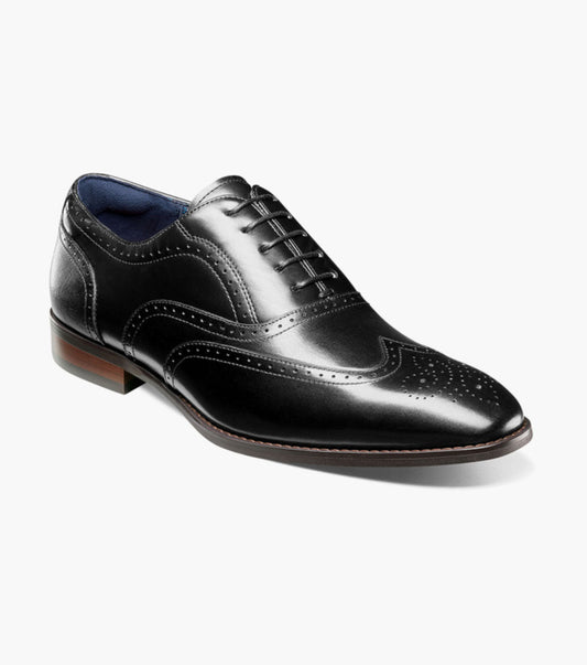 Zapatos Oxford con punta de ala KAINE de Stacy Adams - Negro