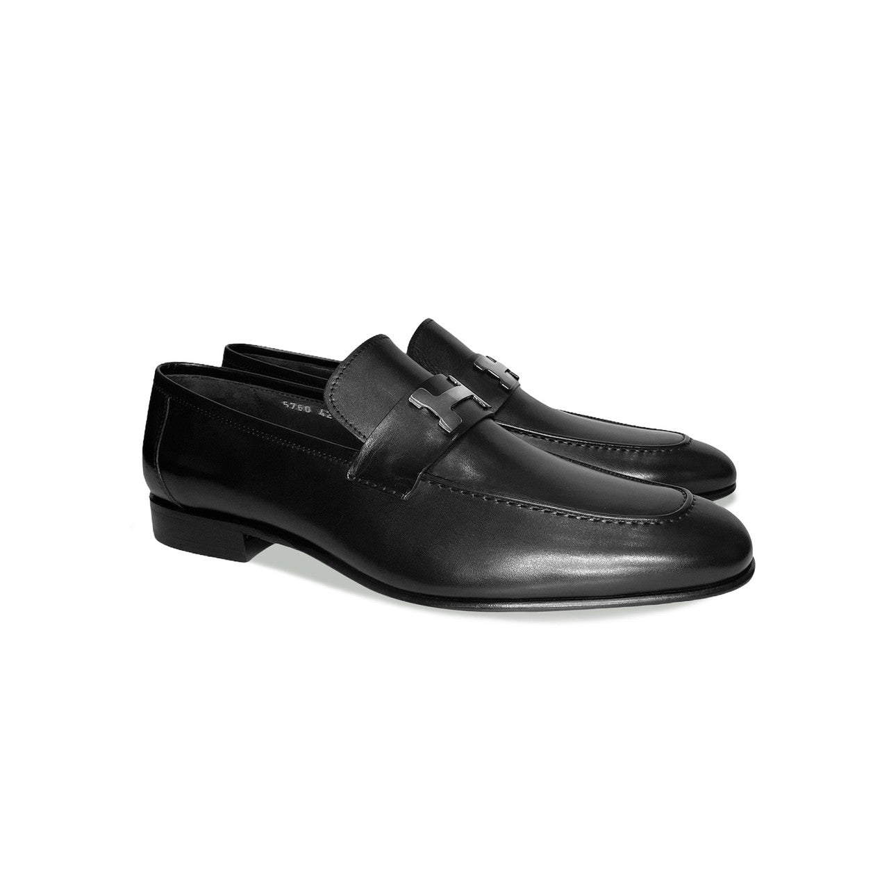 Zapatos mocasines con hebilla Corrente 5760 H - Negro