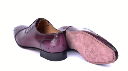 Corrente 6708 Oxford con puntera y cordones - Borgoña