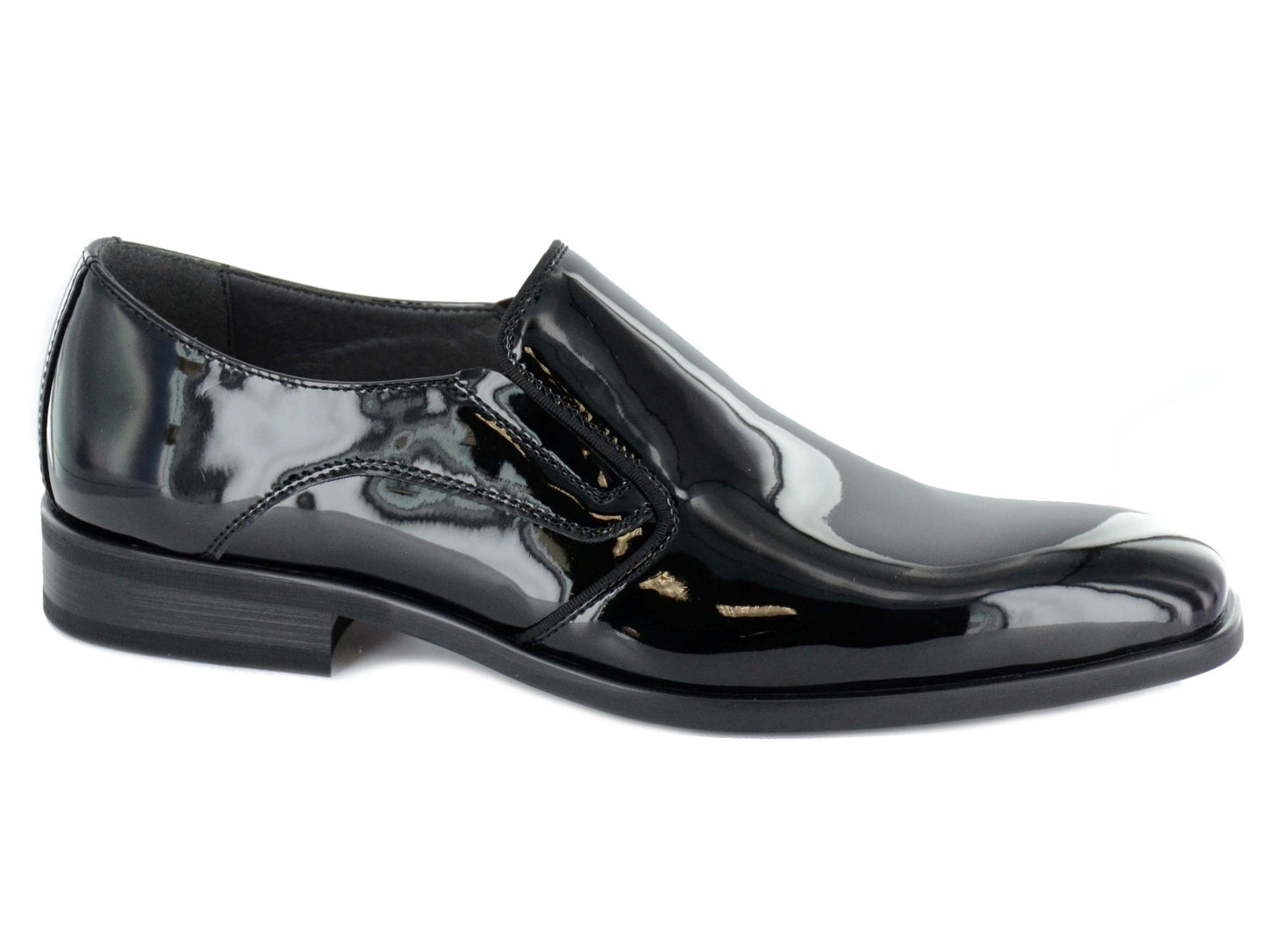 Zapatos de esmoquin A11909 para hombre, color negro