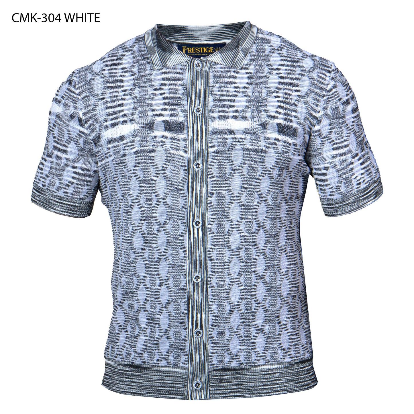 Cárdigan de manga corta Prestige CMK-304 - Blanco