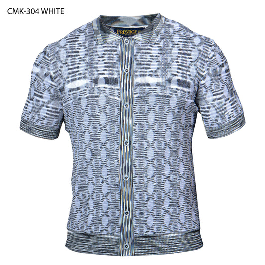 Cárdigan de manga corta Prestige CMK-304 - Blanco