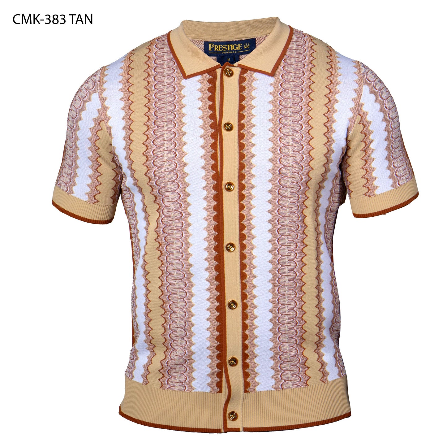 Cárdigan de manga corta Prestige CMK-383 - Beige