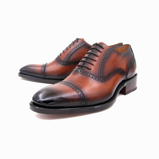 Zapatos de tacón alto con cordones Jonathan - Caramelo