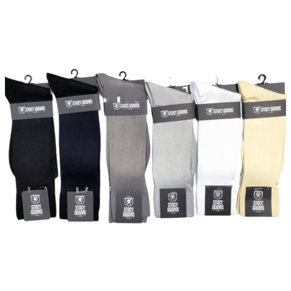 Calcetines lisos sedosos transparentes SHR201 de Stacy Adams